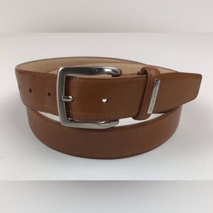 Bruno Magli leather belt size 38 brown made in Italy